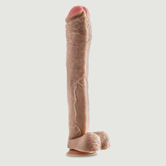 Dr. Skin Mr. Ed Ρεαλιστικό Dildo με Όρχεις και Βεντούζα Flesh 33cm