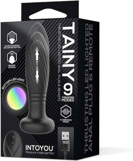 IntoYou Anal Plug mit kabelloser Funktion und Vibration 9.7cm