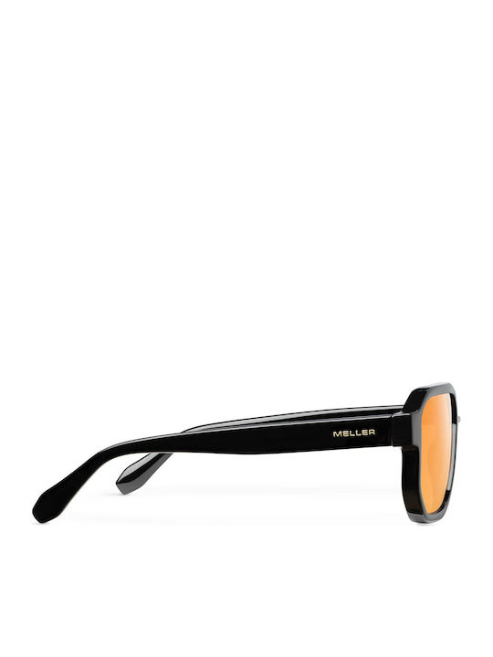 Meller Seba Unisex Sunglasses with Black Plastic Frame and Orange Lens SE-TUTORANGE