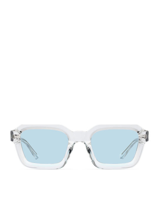 Meller Nayah Unisex Sunglasses with Transparent Plastic Frame and Light Blue Lens NAY3-MINORBLUE