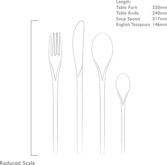 Robert Welch Cutlery Set Stainless Steel 18/10 Silver 24 Pieces