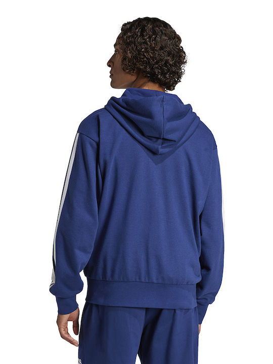 adidas M 3s Ft Blue with Hood