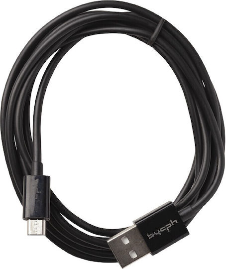 Hoco Редовна USB 2.0 до микро USB кабел Черен 2м (46097-OC) 1бр