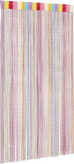 vidaXL Fabric Door Curtain Multicolour 140x250cm 4102038