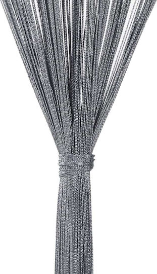 vidaXL Türvorhang Gray 140x250cm 4102052