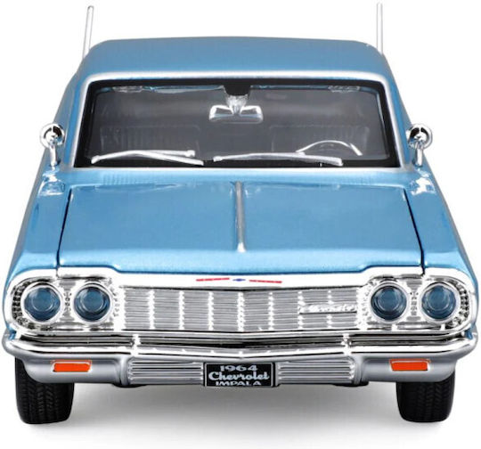 Chevrolet Impala Ss 1964 1:24 Blue