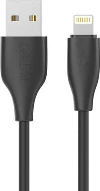 Celebrat USB-A to Lightning Cable 15W Black 1m (CB-31A-L-BK)