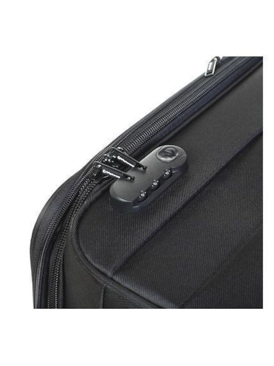 Diplomat Kleine Die Londoner Kollektion Stoff-Kabinenkoffer Schwarz mit 2 Rädern Höhe 55cm