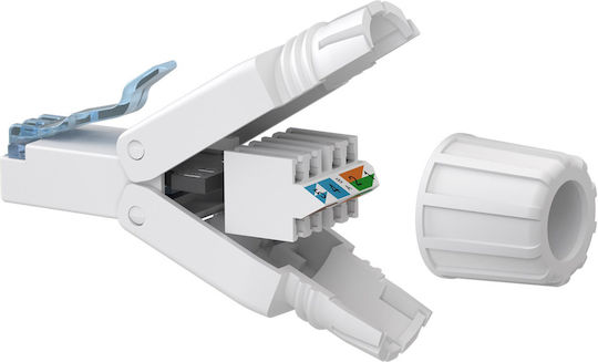 Goobay Βύσμα Rj45 65941 Cat 6a Utp Tool-free Λευκό