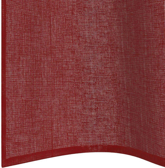 vidaXL Set Perdele Fereastra Cu Capse Roșii 140x175cm