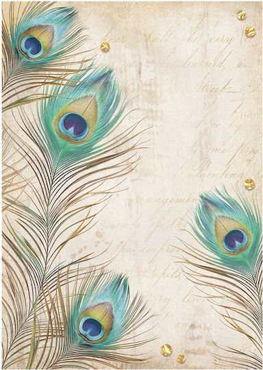 Σετ 8 Ριζόχαρτα Ντεκουπάζ Stamperia 10.5×14.8cm Masquerade
