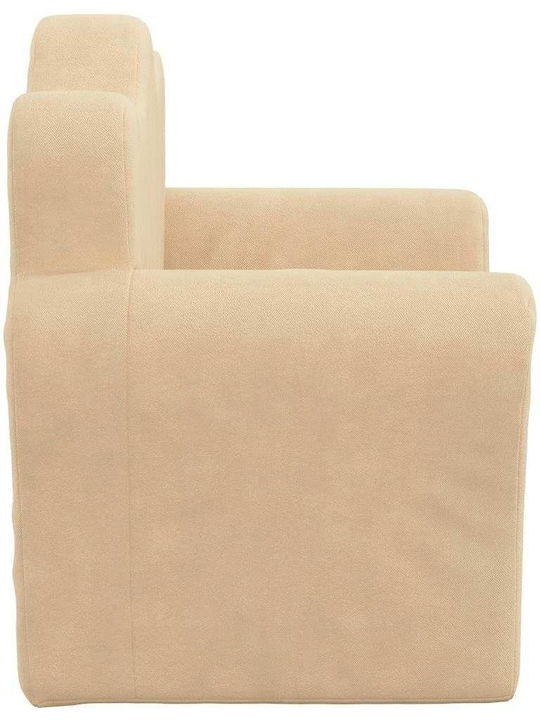 Armchair with Armrests Beige