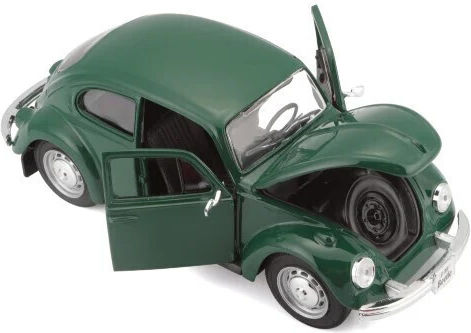 Maisto Количка Volkswagen Beetle Зелена Мащаб 1:24 за 3+ Години