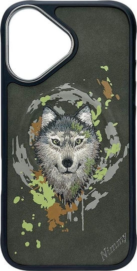 Nimmy Задна корица Силикон / Пластмаса Сив (iPhone 16)