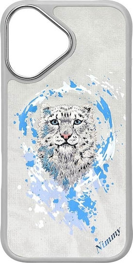 Nimmy Umschlag Rückseite Silikon / Kunststoff Gray (iPhone 16)