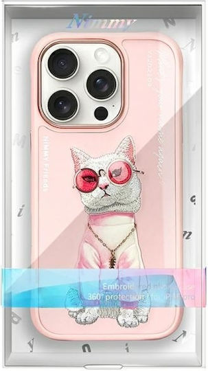 Nimmy Nimmy Handyhüllen Wasserdichte Rosa Silikon / Kunststoff Rückseitenumschlag für iPhone 16 Pro