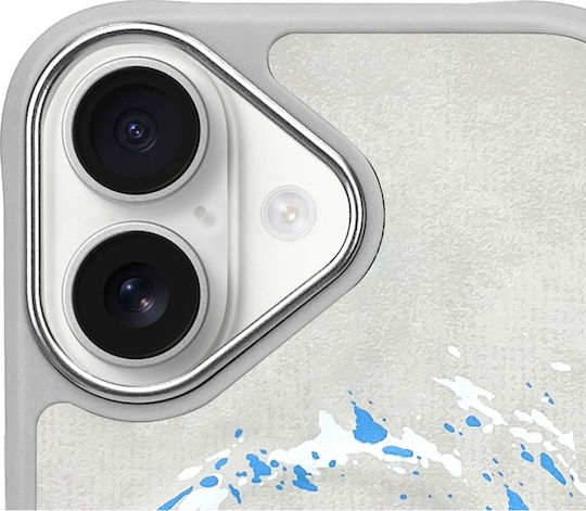 Nimmy Umschlag Rückseite Silikon / Kunststoff Gray (iPhone 16)