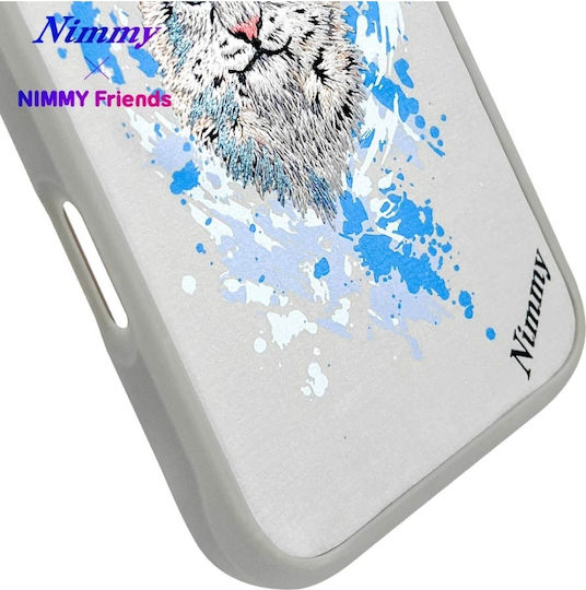 Nimmy Umschlag Rückseite Silikon / Kunststoff Gray (iPhone 16)