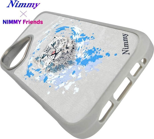 Nimmy Umschlag Rückseite Silikon / Kunststoff Gray (iPhone 16)