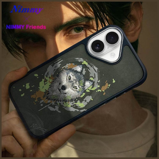 Nimmy Задна корица Силикон / Пластмаса Сив (iPhone 16)