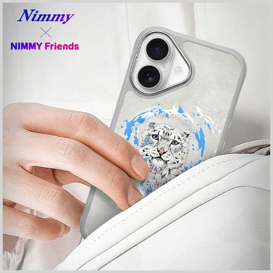 Nimmy Umschlag Rückseite Silikon / Kunststoff Gray (iPhone 16)