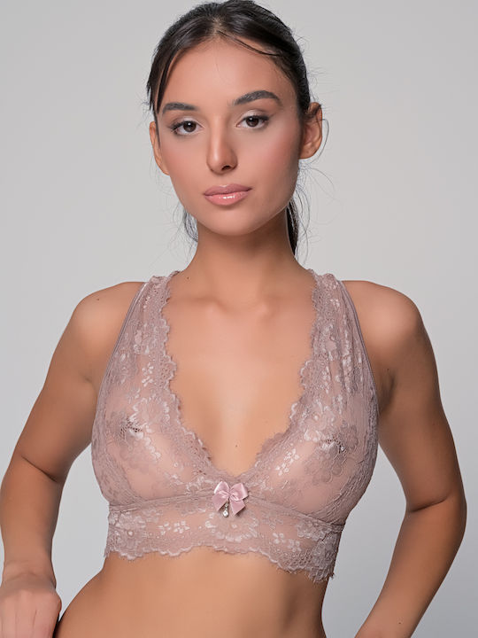 Milena by Paris Women's Bralette Bra Mocca