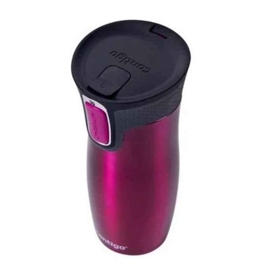 Contigo West Ποτήρι Θερμός Ανοξείδωτο BPA Free 470ml Rasberry