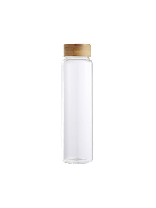 DAY Glas Wasser Flasche Mit Schraube Deckel Transparent