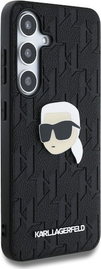 Karl Lagerfeld Monogram Pin Logo Karl Head Back Cover Δερμάτινο 0.3mm Μαύρο (Galaxy S25+)