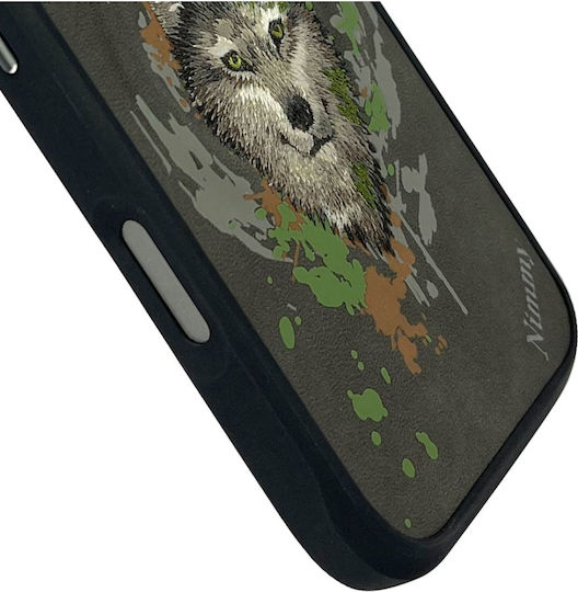 Nimmy Задна корица Силикон / Пластмаса Сив (iPhone 16 Pro)