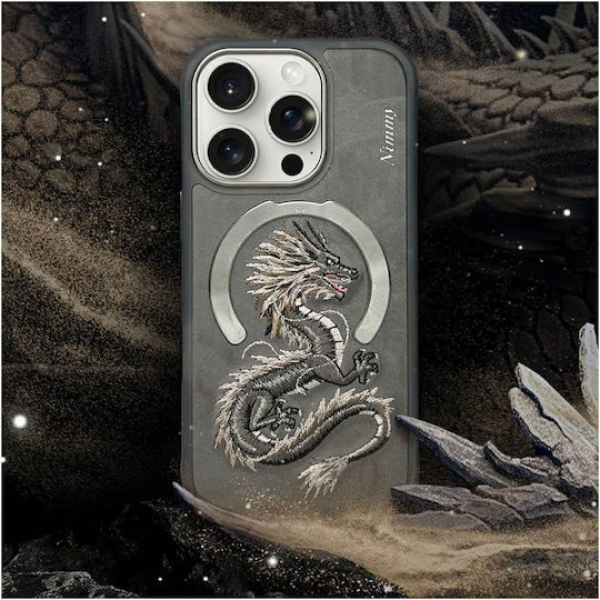 Nimmy Umschlag Rückseite Silikon / Kunststoff Schwarz (iPhone 17 Pro / iPhone 16 Pro)