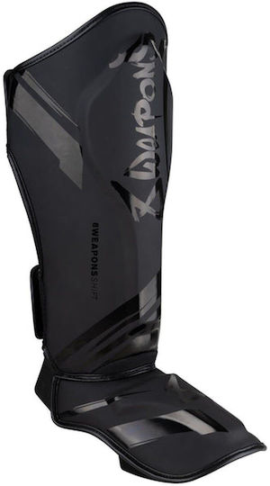 8 Weapons Shin Guards Adults Black