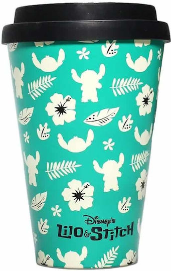 Half Moon Bay Ανακυκλώσιμο Ποτήρι Θερμός Πλαστικό BPA Free 400ml Πράσινο