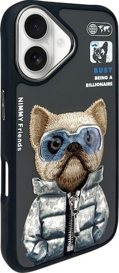Nimmy Nimmy Handyhüllen Silikon Kunststoff Wasserdicht Rückseite Pug Für iPhone 16