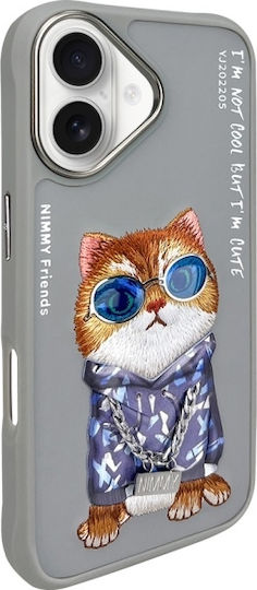 Nimmy Back Cover Silicone / Plastic Waterproof Gray (iPhone 16)