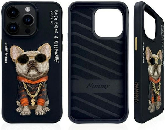 Nimmy Glasses Little Tycoon Back Cover Σιλικόνης / Πλαστικό Αδιάβροχο Μαύρο (iPhone 15 Pro Max)