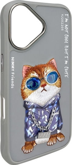 Nimmy Back Cover Silicone / Plastic Waterproof Gray (iPhone 16)