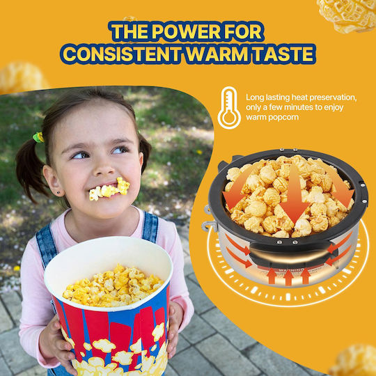 Vevor Commercial Popcorn Machine 480W