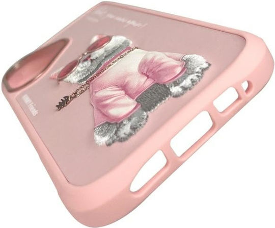 Nimmy Nimmy Handyhüllen Silikon Kunststoff Wasserdichte Rosa Rückseite für iPhone 16