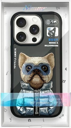 Nimmy Umschlag Rückseite Silikon / Kunststoff Wasserdicht Schwarz (iPhone 17 Pro / iPhone 16 Pro)