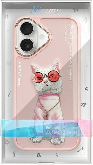 Nimmy Nimmy Handyhüllen Silikon Kunststoff Wasserdichte Rosa Rückseite für iPhone 16
