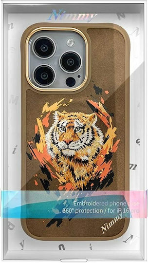 Nimmy Tiger Handyhülle Braun (iPhone 17 Pro / iPhone 16 Pro)