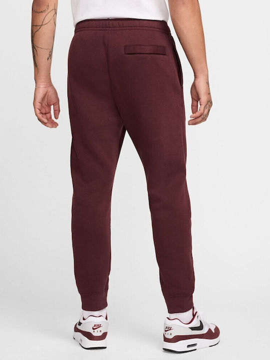 Nike Sportswear Club Jogger Παντελόνι Μπορντό