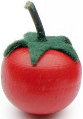 Kleine Holz-Tomate