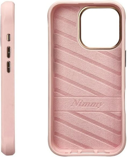 Nimmy Umschlag Rückseite Silikon / Kunststoff Wasserdicht Rosa (iPhone 17 Pro / iPhone 16 Pro)