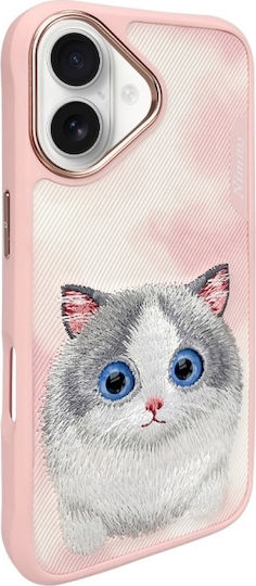 Nimmy Große Augen Rückseite Silikon Kunststoff Wasserdicht Rosa Ragdoll iPhone 16