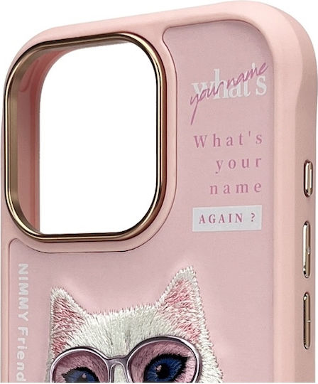 Nimmy Glasses Cute 2.0 Back Cover Σιλικόνης / Πλαστικό Αδιάβροχο Pink White Rich and Beauty (iPhone 16 Pro)