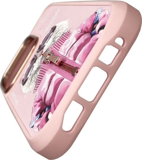 Nimmy Nimmy Handyhüllen Silikon Kunststoff Wasserdicht Rosa Weiß Reichtum und Schönheit Für iPhone 16 Pro Max