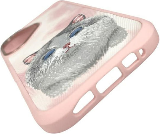 Nimmy Große Augen Rückseite Silikon Kunststoff Wasserdicht Rosa Ragdoll iPhone 16