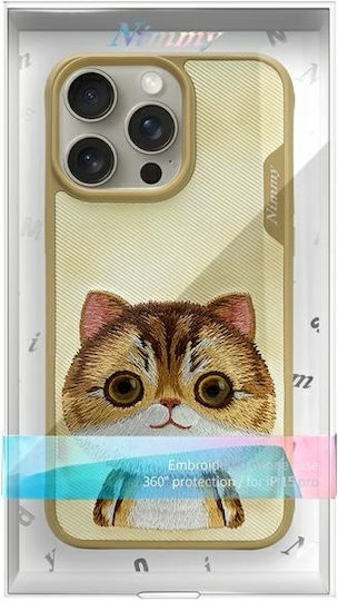 Nimmy Big Eyed Silicone Waterproof Back Cover Felinae for iPhone 15 Pro Max